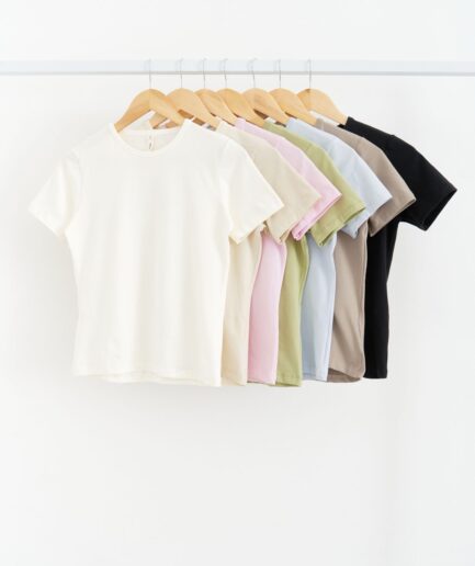 REMERA ALGODON CON LYCRA