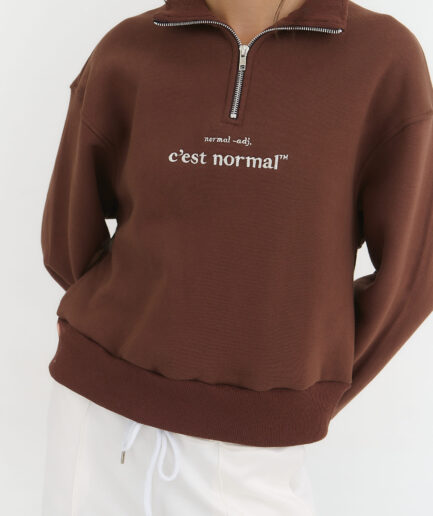 BUZO FRIZA CON CIERRE C'EST NORMAL