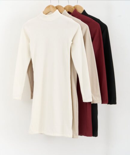 VESTIDO MEDIA POLERA MORLEY BRUSHED