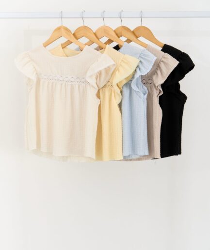 REMERA BAMBULA HAWAII CON PUNTILLA