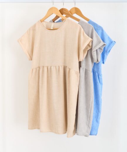 MAXI VESTIDO SIMIL LINO