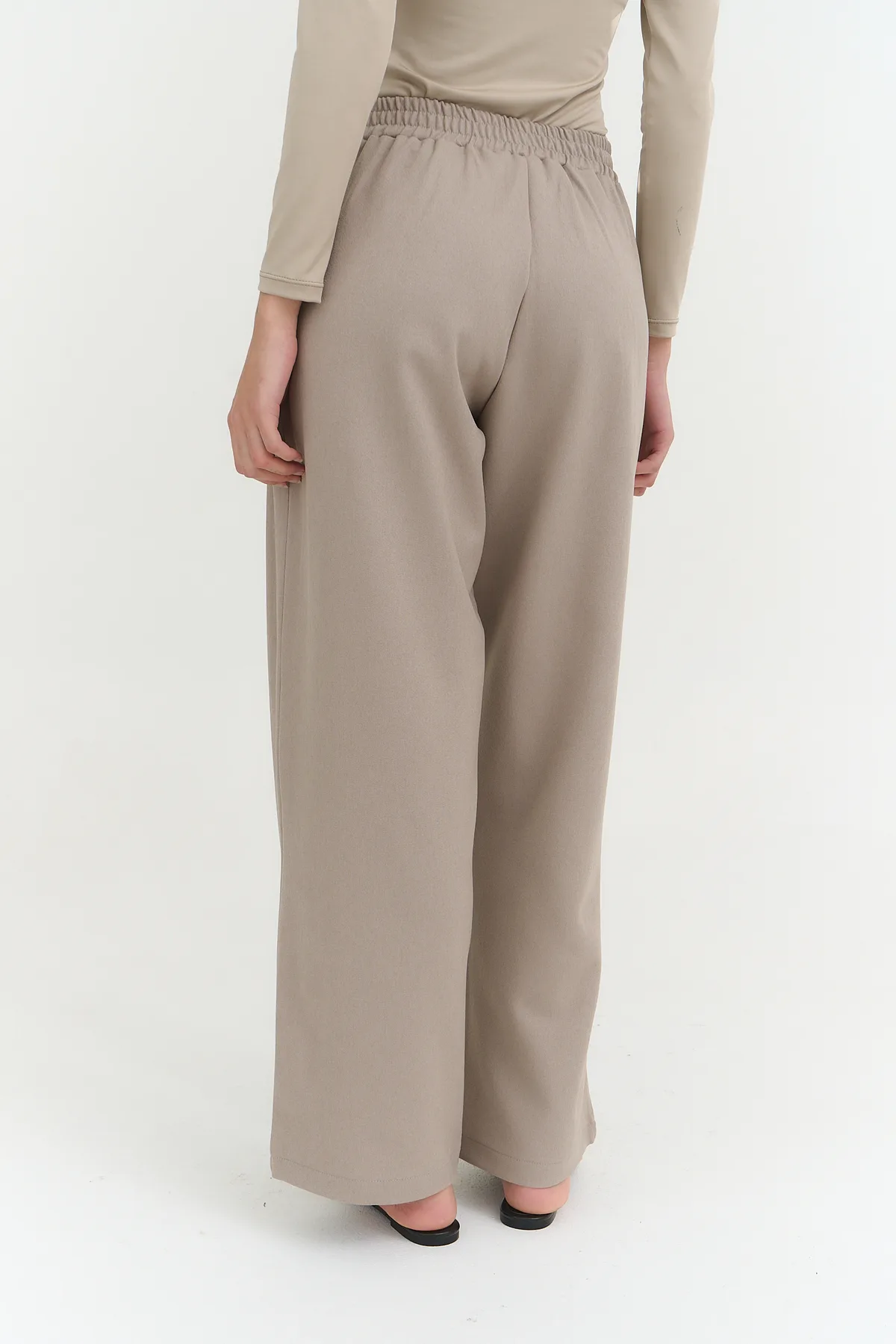 PANTALON SASTRERO SUEDE CON ELÁSTICO - Imagen 4