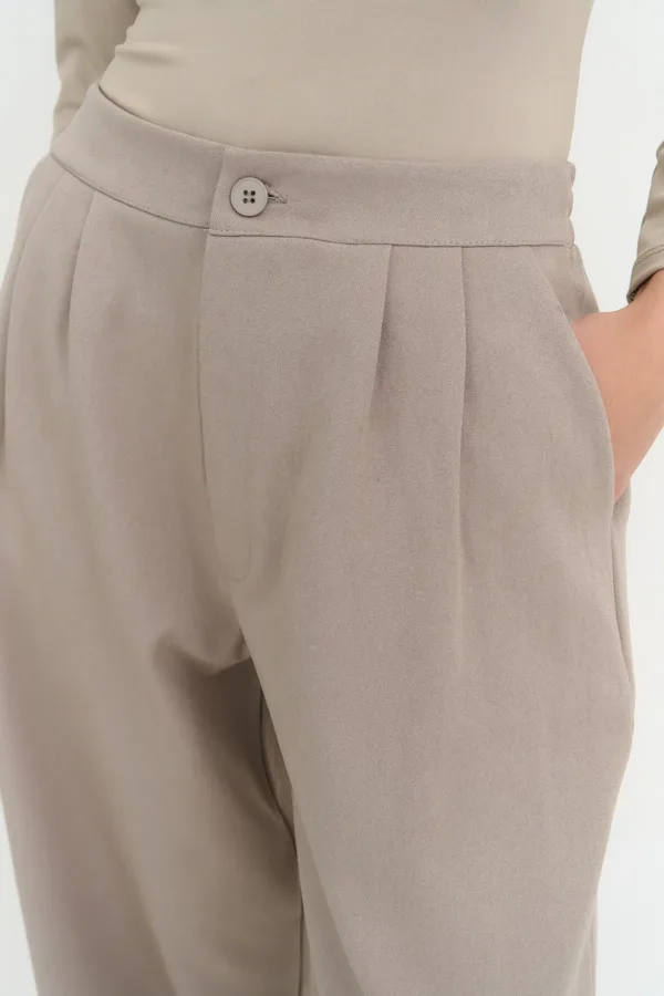 PANTALON SASTRERO SUEDE CON ELÁSTICO