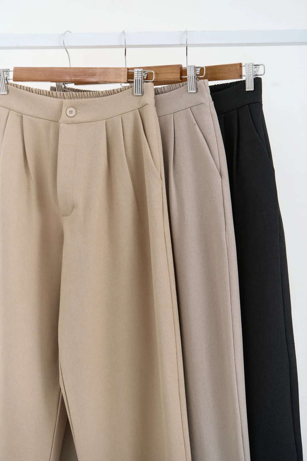 PANTALON SASTRERO SUEDE CON ELÁSTICO - Imagen 6