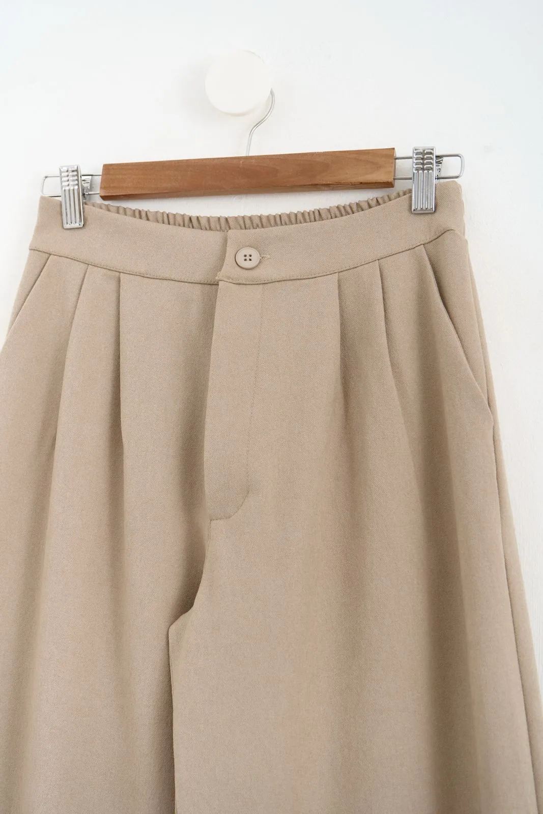 PANTALON SASTRERO SUEDE CON ELÁSTICO - Imagen 7