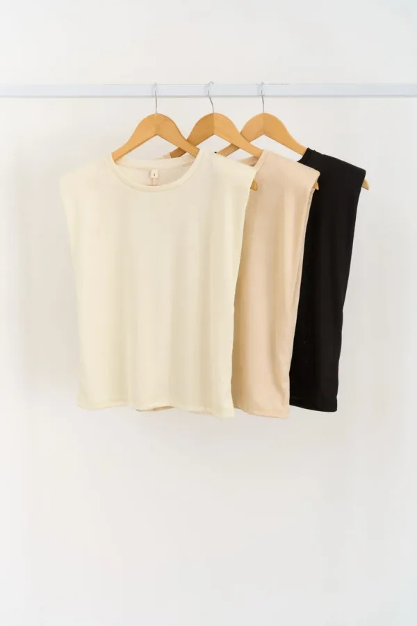 MUSCULOSA HOMBRERA FOIL