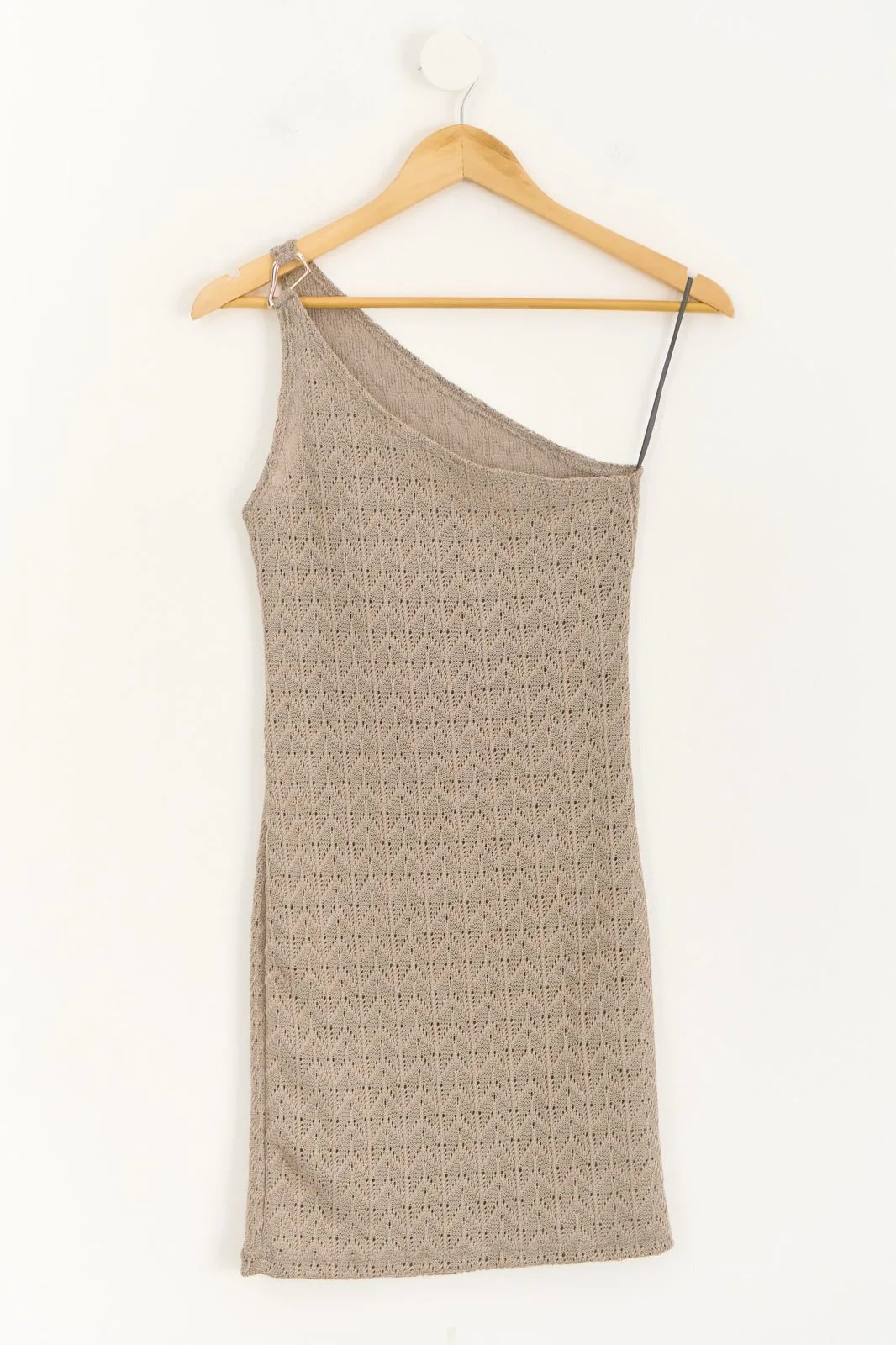 VESTIDO UN HOMBRO CROCHET CON HEBILLA - Imagen 11