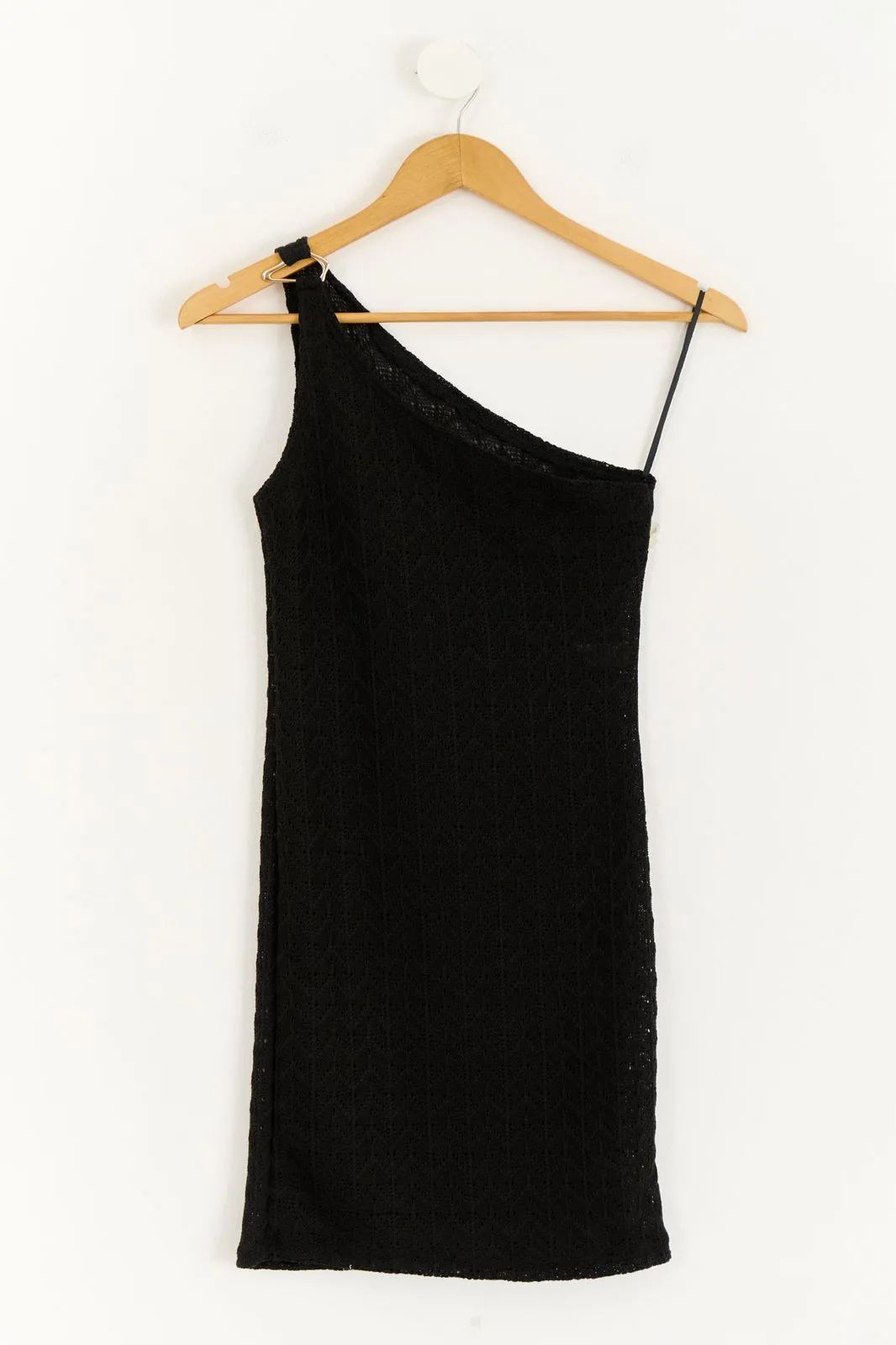 VESTIDO UN HOMBRO CROCHET CON HEBILLA - Imagen 12