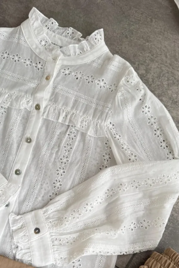 CAMISA BRODERIE VOLADO (IMPORTADO)