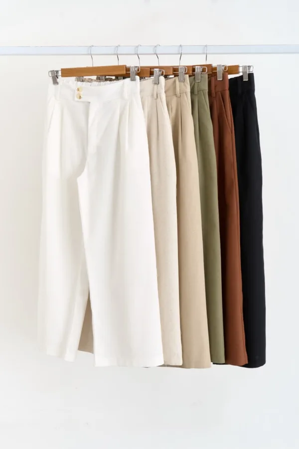 PANTALON LINO SASTRERO CROPPED
