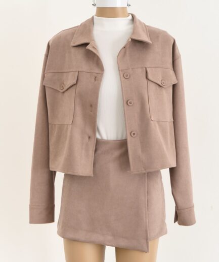 CAMISACO SUEDE TWILL