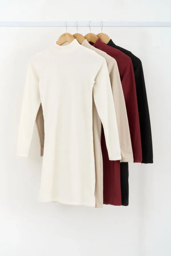 VESTIDO MEDIA POLERA MORLEY BRUSHED