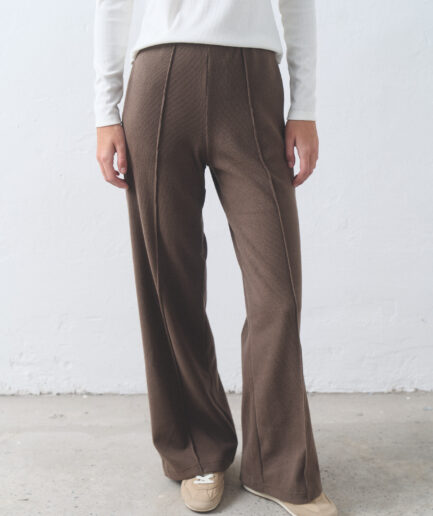 PALAZO WAFFLE BRUSHED CON ALFORZA