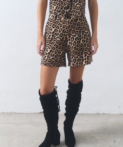 SHORT SASTRERO ANIMAL PRINT