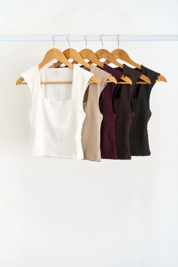TOP MICROFIBRA CUELLO CUADRADO
