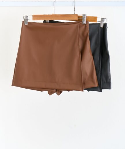 SKORT CUERINA RECTO