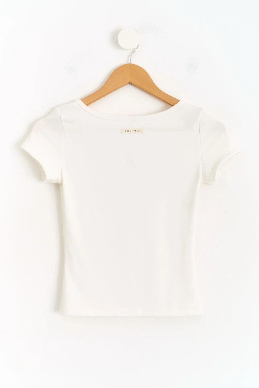 REMERA BABY RIB CON ETIQUETA - Imagen 5