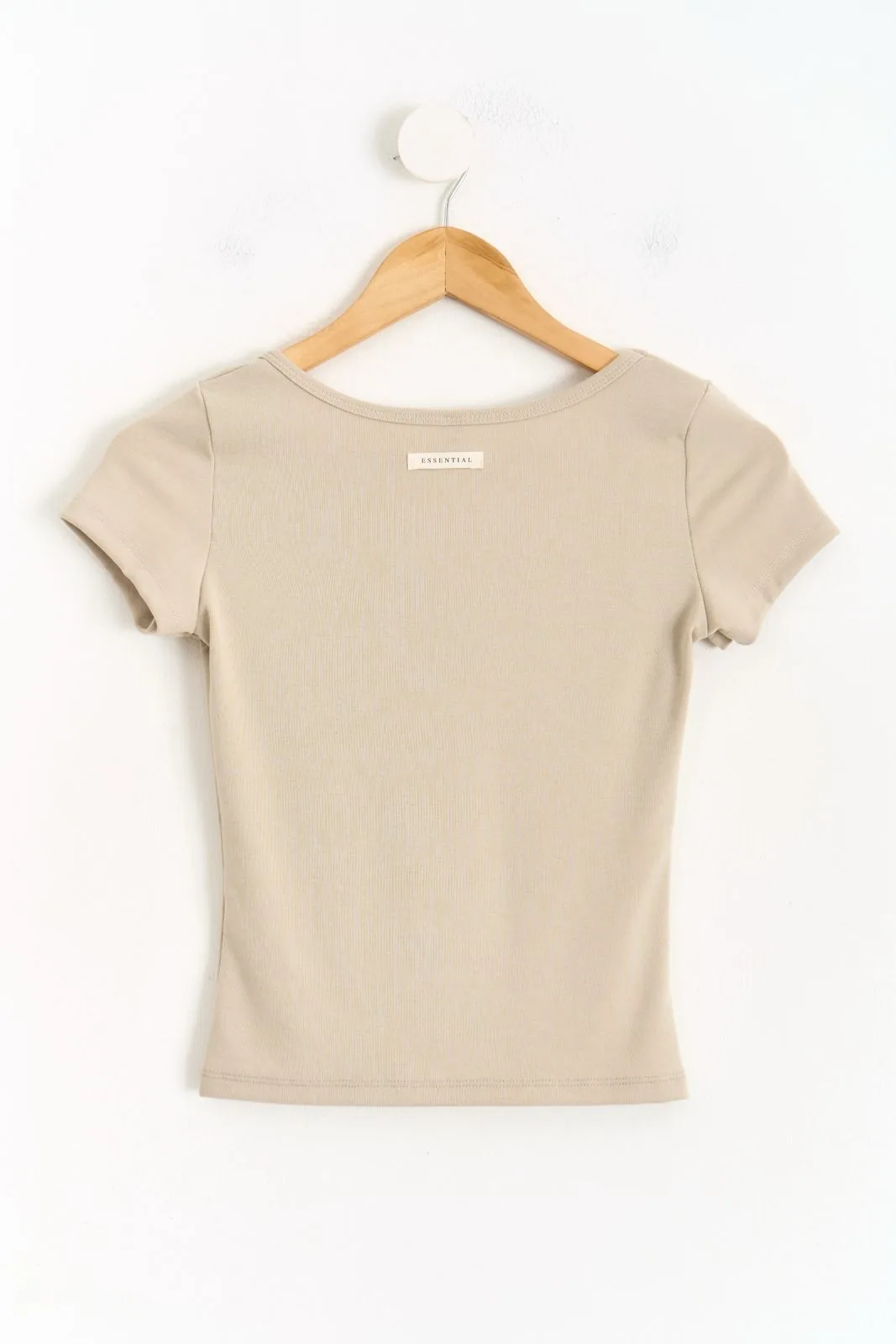 REMERA BABY RIB CON ETIQUETA - Imagen 7