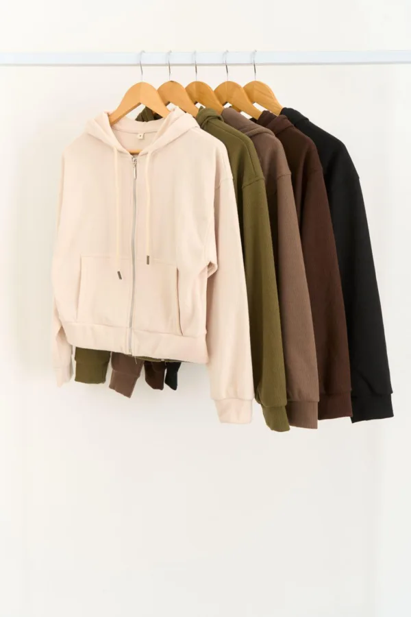 CAMPERA WAFFLE BRUSHED