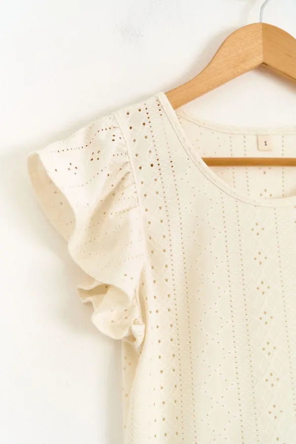 MUSCULOSA BRODERIE VOLADO
