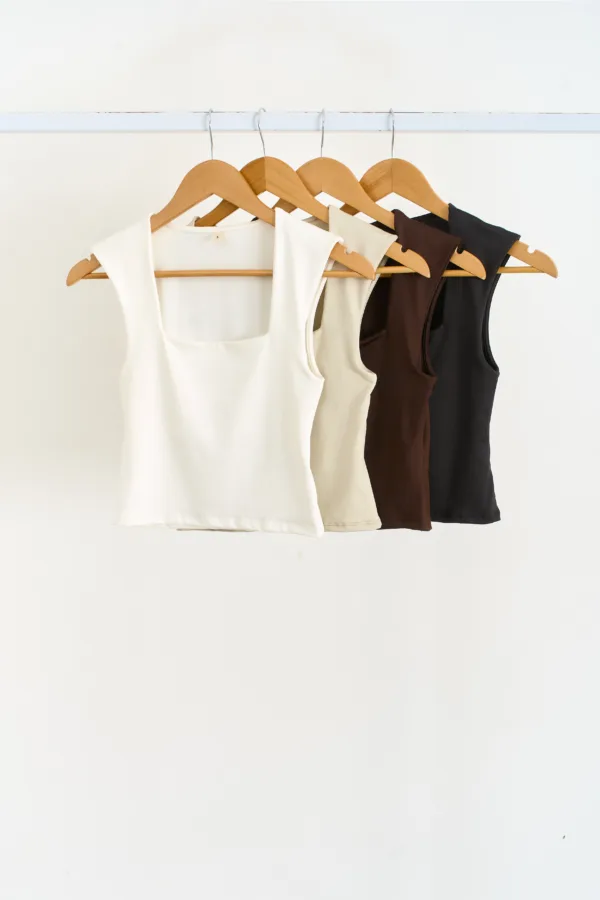 TOP MICROFIBRA CUELLO CUADRADO