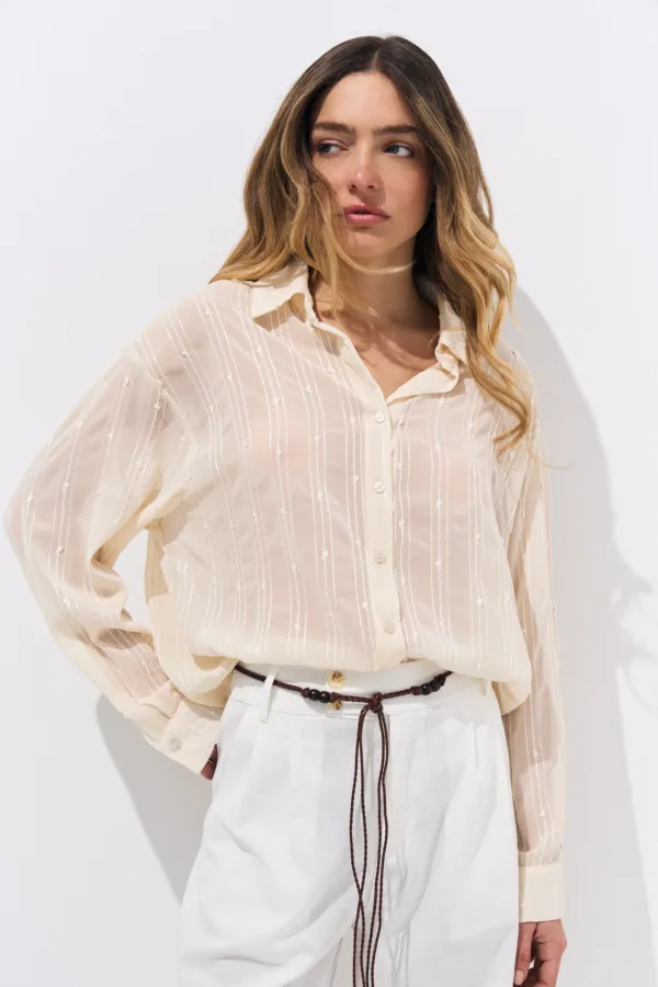 BLUSA GASA LENTEJUELAS